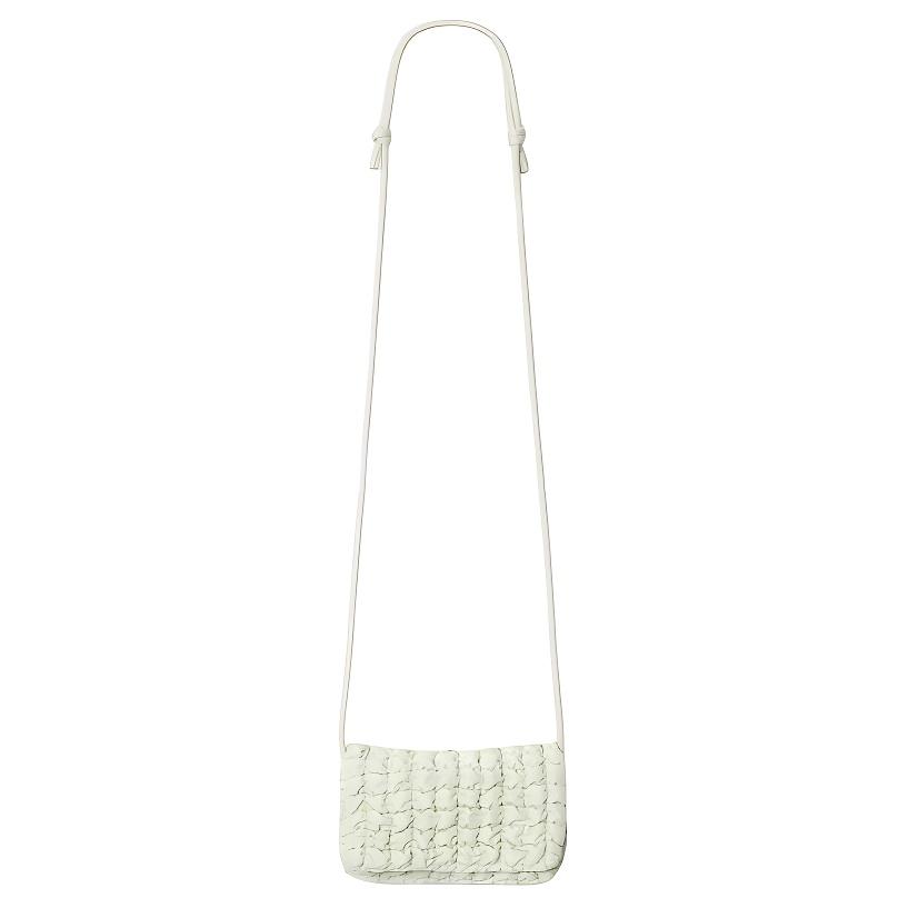 COS Fashionable Versatile Portable Polyester Crossbody Bag Small Women bags Light-Green 1248879005