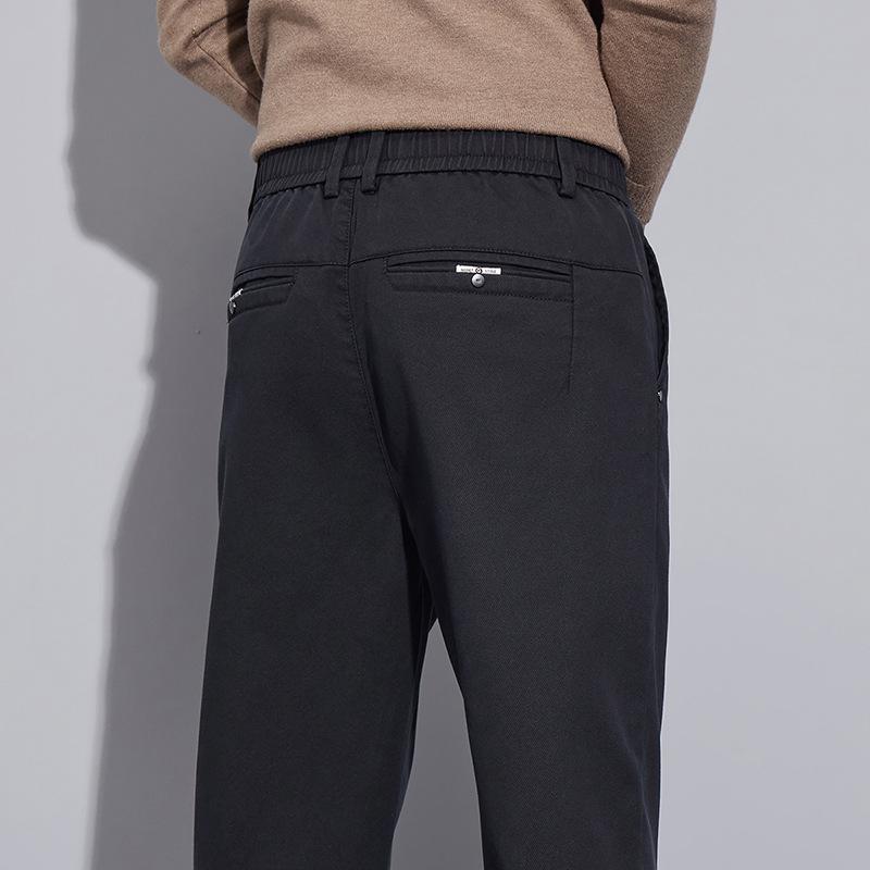 Весенне-осенние брюки для мужчин, маленькие прямые универсальные повседневные брюки