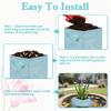 6PCS Aquatic Pond Planting Mesh Pots Water Lily Lotus Planter Reusable Grow Bags for Outdoor Bog Plants Terrestrial Plants