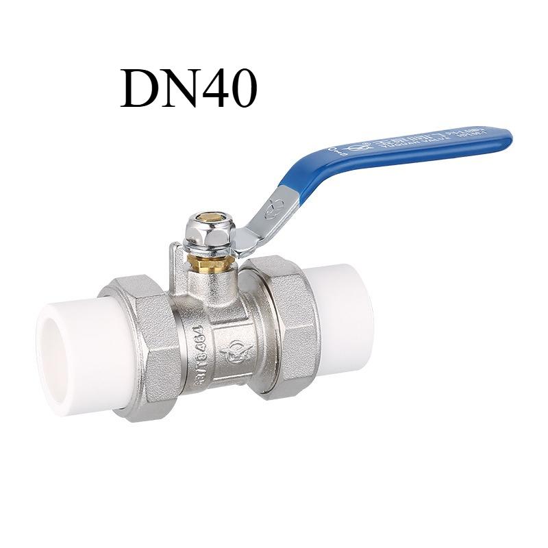 Домашний Двойной Разъемный Шаровой Кран PPR 20 25 32 Труба Латунный Кран Фитинги для Водопроводных Труб Сварной Пайкой Переключатель Трубы Разъемный Кран 1/2" 3/4" 1"