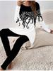 Евро-американская мода 3D принт осьминога женская футболка с длинным рукавом на четыре сезона + длинные брюки набор из двух предметов. Идеальный подарок на Новый год и Рождество
