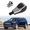 Черно-коричневая ручка переключения передач для Jeep For Cherokee 2014-2019 Автоматическая коробка передач Нержавеющая сталь 316 OEM 5YD291X9AB