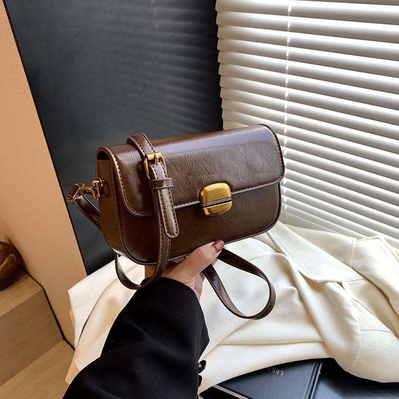 Ielgy Popular Fashion Small Square Bag Ladies Shoulder Messenger Bag Trendy