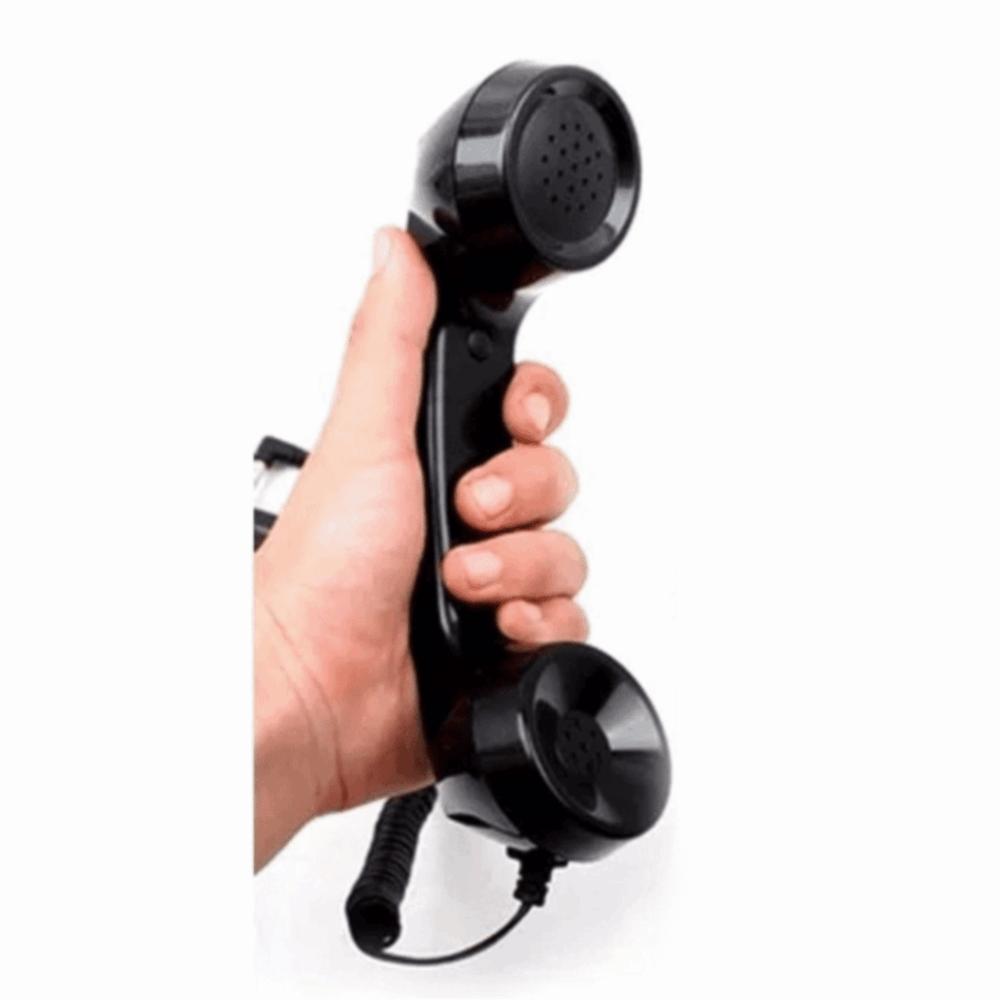Handheld Design Vintage Phone Handset 3.5 Mm Socket Cell Phone Receiver  Home