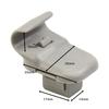 Gray Sun Visor Clips LC62-69-261B-30 LC62-69-261B-75 LC6269261B34 Plastic