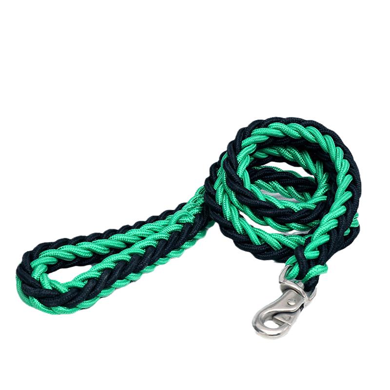 Sturdy Nylon Big Dog Leash for Medium Large Dogs Strong Pet Round Rope Bulldog Golden Retriever Pitbull Lead Chain Pet Supplies