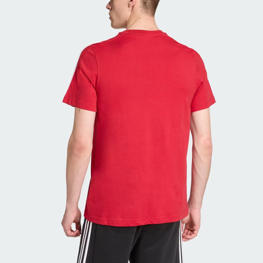 adidas Мужская футболка Liverpool FC DNA с полосками, круглым вырезом, коротким рукавом, Топы JW7889