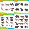 Wild Animal Pvc Asian Elephants Sloths Musk Oxen Tapirs Collectible Models For Kids Learning And Home Decor