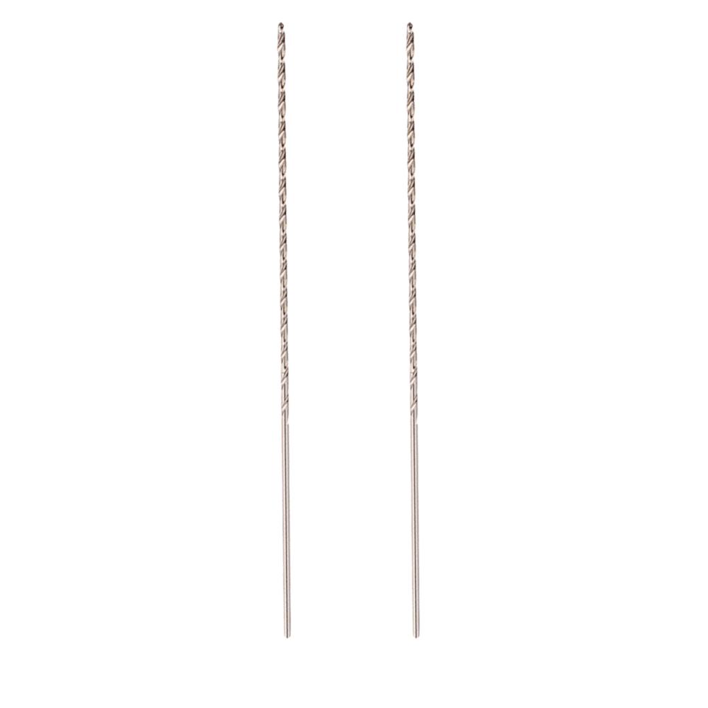 2pcs HSS Material Auger Drill Bit 3mm Diameter Extra Long Drill Bit Twist Drill Bit For Woodworking