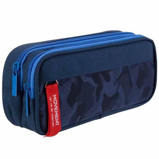 Multi-layer Large Capacity Student Zipper Pencil Storage Case Pen Bag Organizer