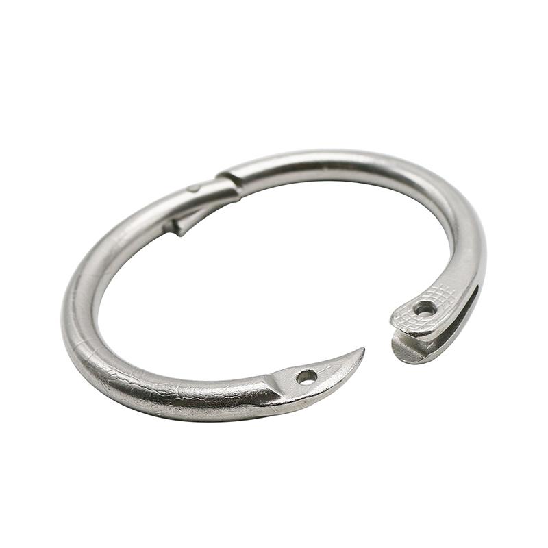 1 Pc Stainless Steel Cattle Nose Rings Bull Cow Bovine Traction Clasp Farm Animal Livestock Nose Clips Farm Animal Supplies