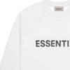 Fear of God Essentials Худи с принтом на длинном рукаве с флисовой подкладкой SS20, унисекс, верхняя одежда, белое FOG-SS20-103