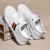 2025 Leather Board Shoes Men's Trendy One-pedal Casual Shoes First Layer Cowhide Fashion Trend Versatile White Shoes