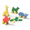 ZOOZLI Bag of 20 Pieces (4 Animal Puzzles On Wheels)