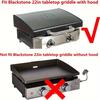 Heavy-Duty Grill Cover, Fits Blackstone Tabletop Griddle with Hood & Camping Grills, RV Outdoor Barbecue Accessory