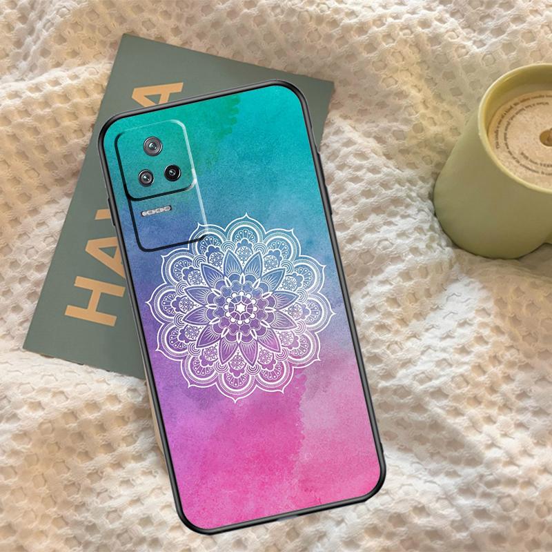 Цветочная Мандала Цветочный Чехол Для Xiaomi 15 Ultra 13 14 11T 12T 13T 14T Pro POCO X7 Pro F5 F6 M6 X3 X5 X6 Pro Чехол