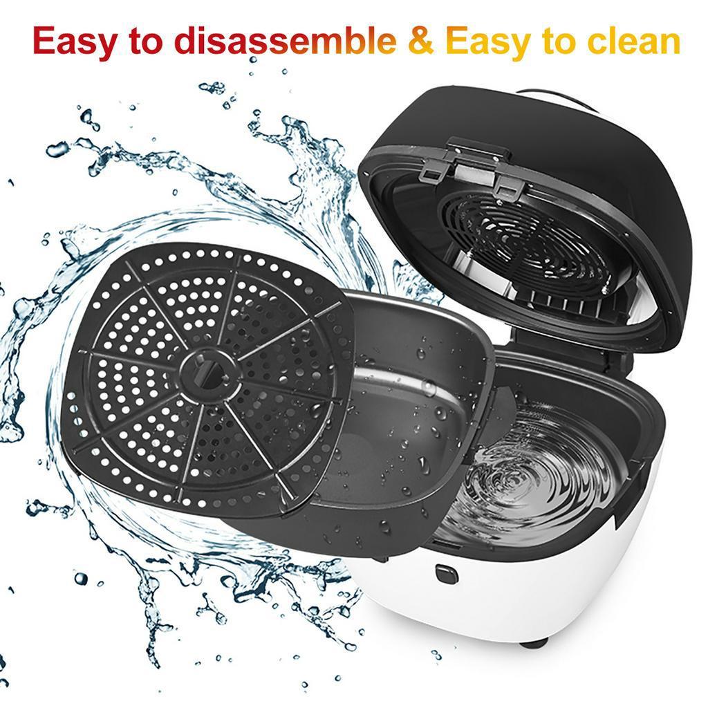 6L Air Fryer Healthy Cooker Low Fat Oil Free Kitchen Oven Timer 1350W Smart Touch Screen Electric Fryer Kitchen Cooking