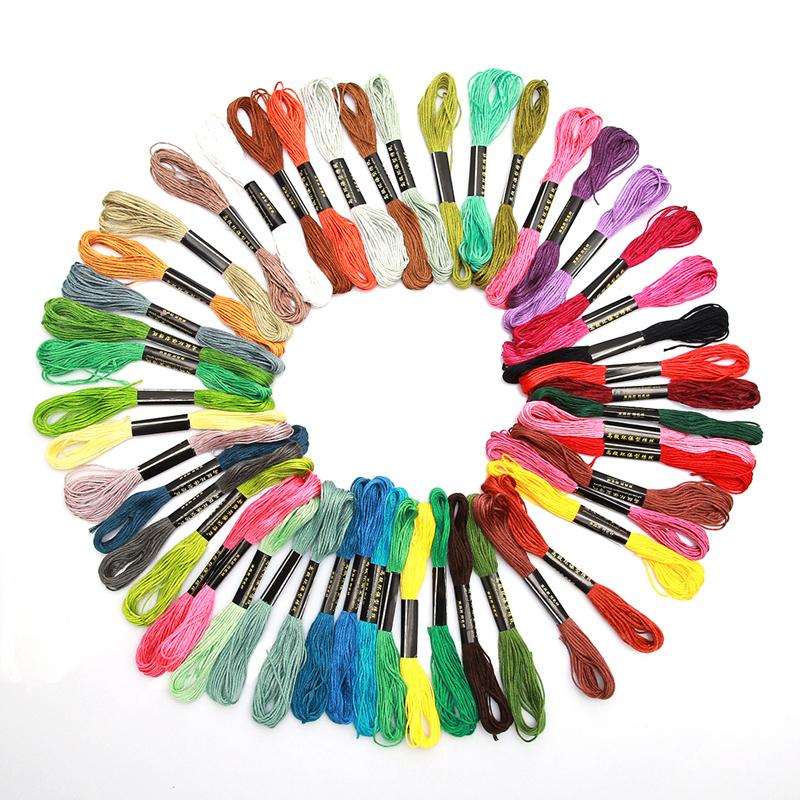 36/50/200 шт. Нитки для вышивания крестом, многоцветные, нитки для вышивания, нитки для рукоделия для домашнего шитья крестом, инструмент для DIY, для изготовления браслетов НОВЫЕ
