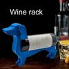 Держатель для бутылки вина такса, деревянная форма собаки, подставка для пивной бутылки, стойка-органайзер, домашний ресторан, бар, стол, настольная фигурка, украшение