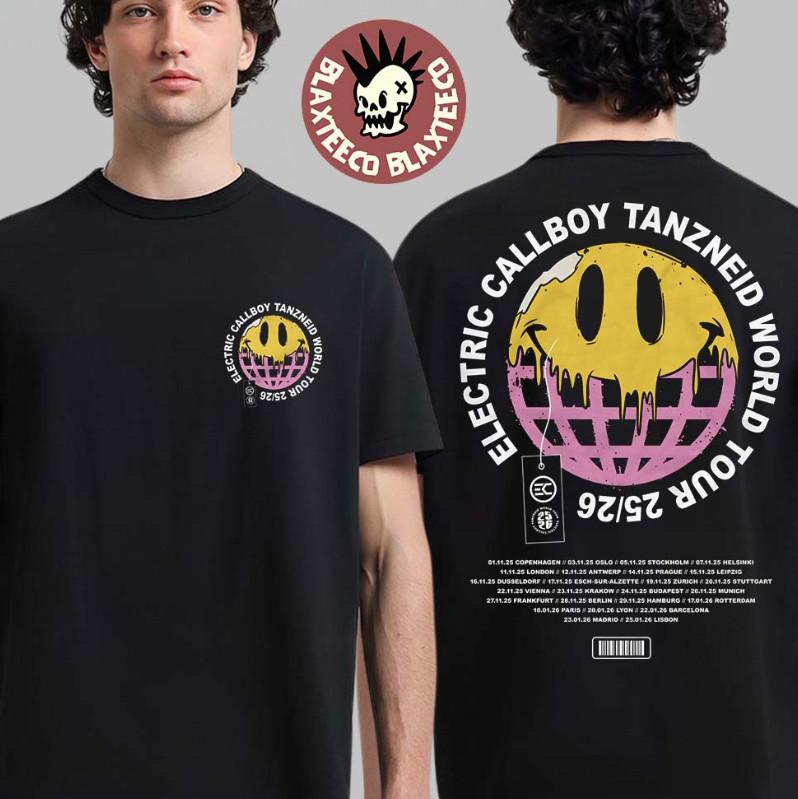 Electric Callboy Tanzneid World Tour 2025 2026 Globe TShirt Unisex T-Shirt