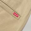Levis однотонные свободные прямые повседневные рабочие брюки мужские Хаки 007W8-0002