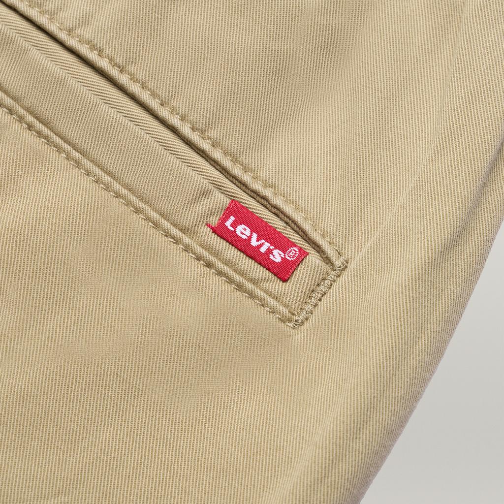 Levis однотонные свободные прямые повседневные рабочие брюки мужские Хаки 007W8-0002