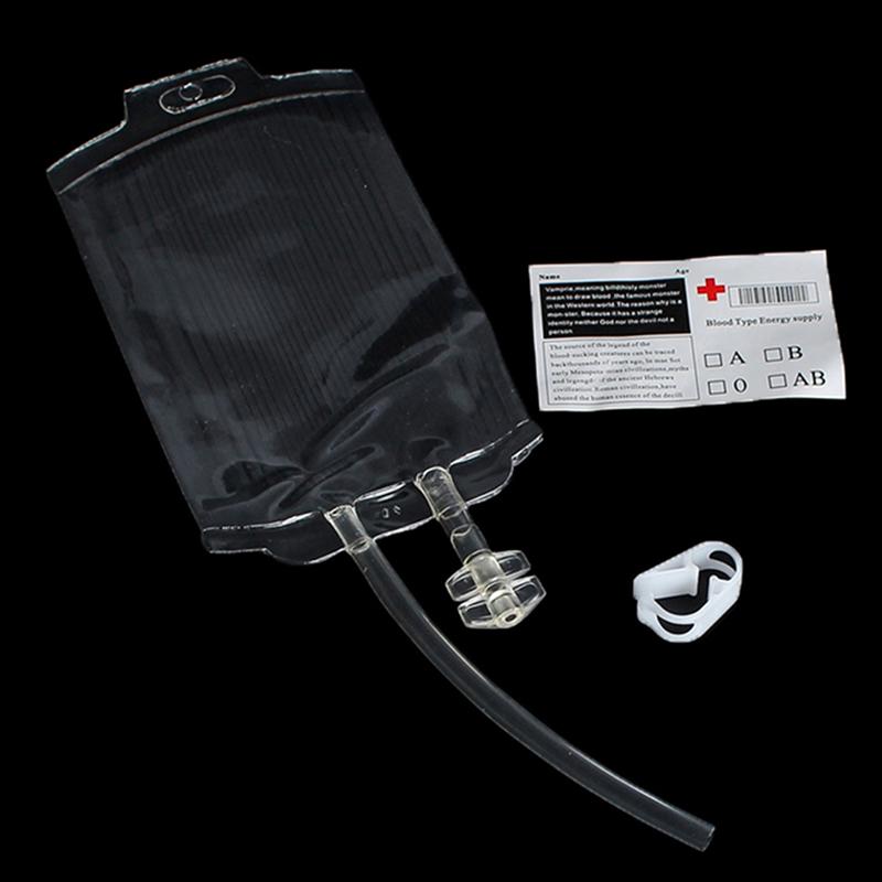 350 мл медицинский ПВХ многоразовый кровяной энергетический напиток сумка Хэллоуин вампир сумка реквизит