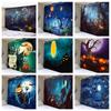 Halloween Wall Decor Backdrop  Party  Covering Tapestry Home Bar