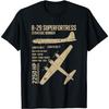 B-29 Superfortress _ Винтажный Военный Самолет Подарок Футболка