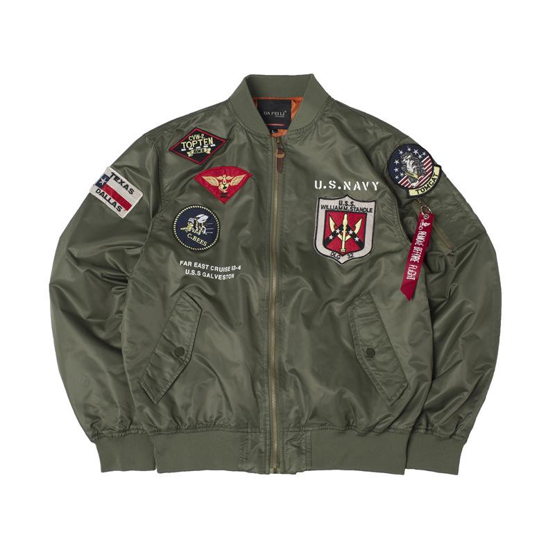 Top Gun MA-1 Flying Tigers Eagle Pilot Jacket for Men - Spring/Autumn