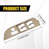 Beige Driver Left Master Power Switch Window Bezel Trim For 98-02 Toyota Corolla