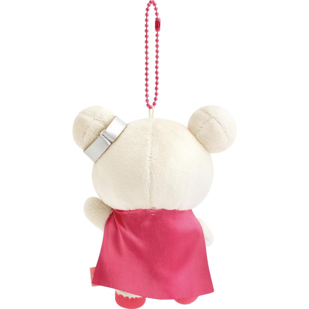 San-X Rilakkuma "Игровой Rilakkuma" Плюшевый брелок - Клубничный герой MV20101 H140 W110 D60мм