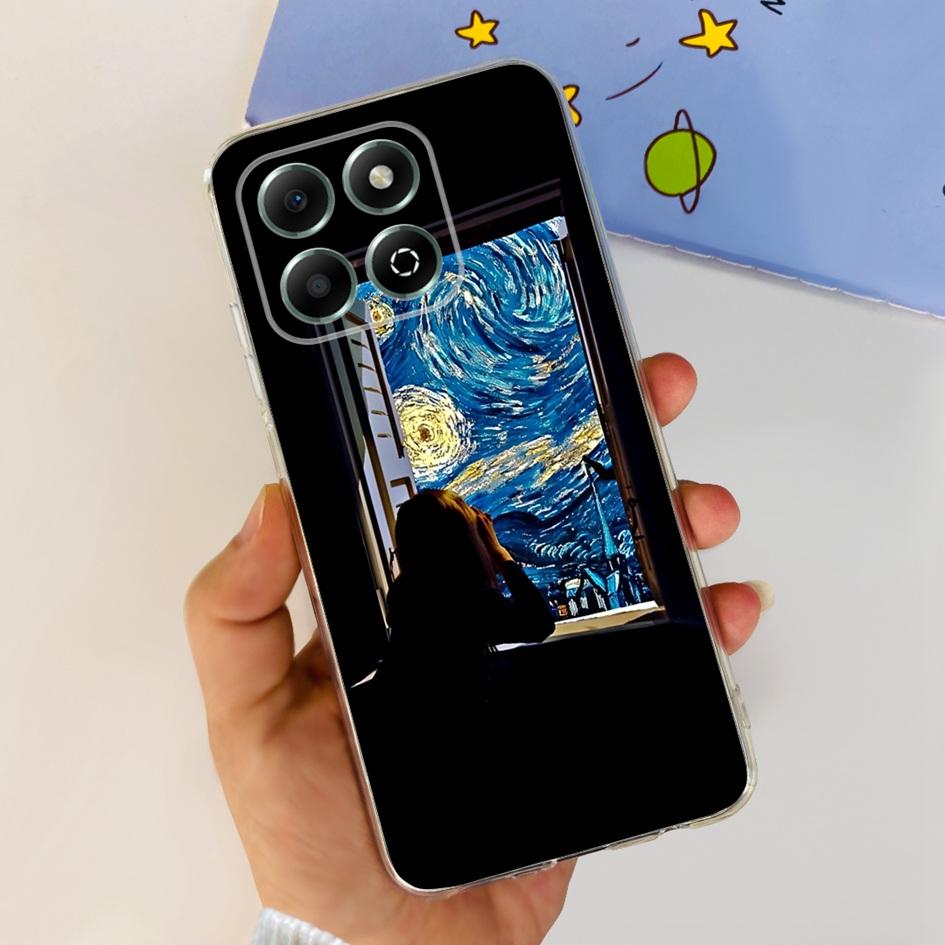 Чехол для Honor X6b JDY-LX1 JDY-LX2 Чехол Роскошный Мраморный Узор Мягкий Прозрачный Силиконовый Задняя Крышка Телефона Для Honor X6b 4G X 6B Fundas