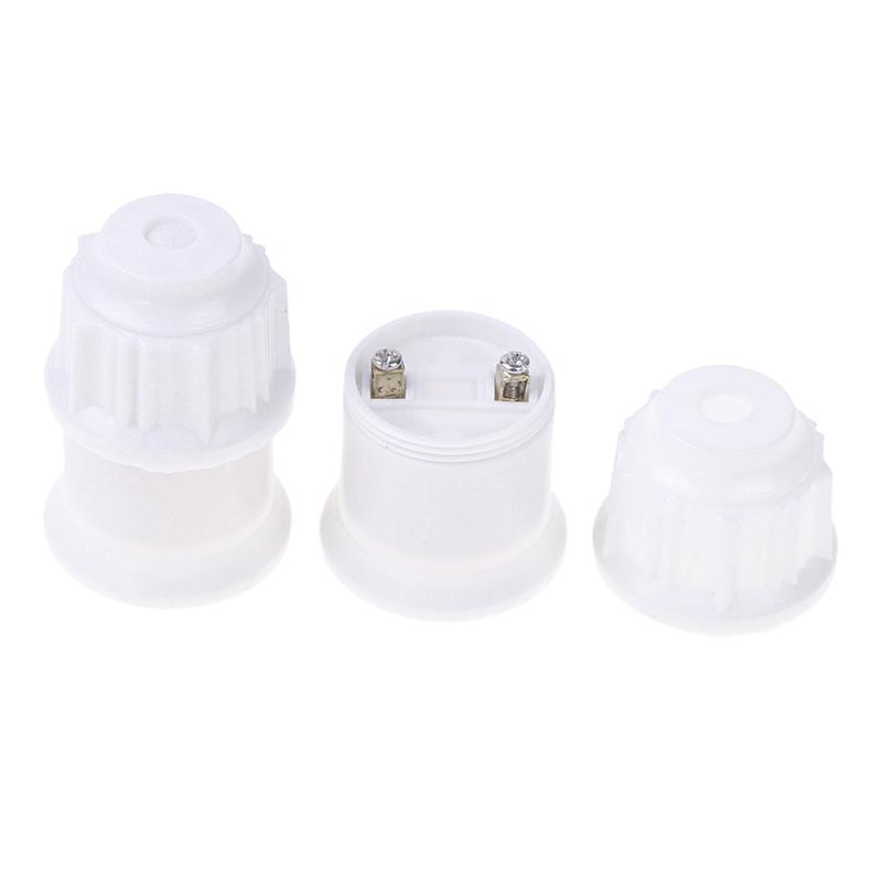 2 шт. универсальный винтовой патрон E27 для лампы, патрон для лампы, белое золото, потолочный светильник, крепление лампы, основание для лампы