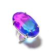 Bi-Color Tourmaline 925 Sterling Silver Jewelry Ring Size 6.5 a3I88