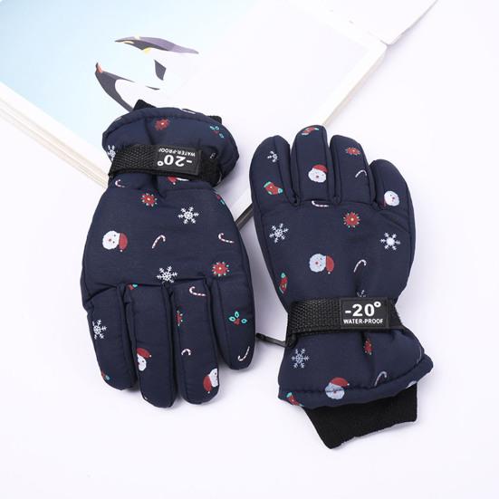 Kids Winter Gloves Warm Thermal Ski Gloves Windproof Snow Mitten for Cold Weather Snowboarding