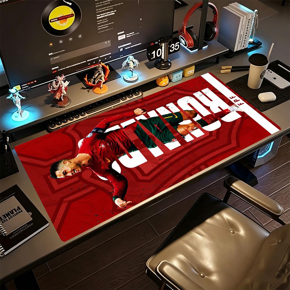 Ronaldo's Prime Moment Large Mouse Pad Office Mouse Mats Office Mouse Mats Non-Slip Rubber Bottom Suitable for Office Gaming PC Laptop