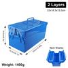 Heavy Duty Tool Box Large Storage Tools Box Lightweight Repair Chest  Automobile Repair