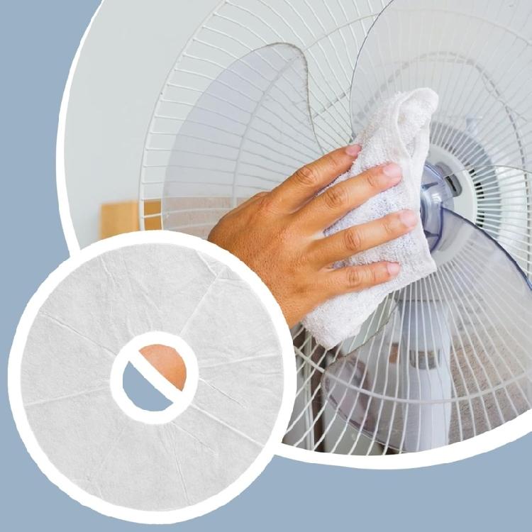 Flexible Static Adhesive Fan Dust Shield Breathable Airflows Protector Fan Dust Filter Nonwoven Texture for Various Fans