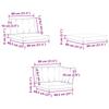 Outdoor Sofa Set with Cushions 8 pcs Natural and Light Grey