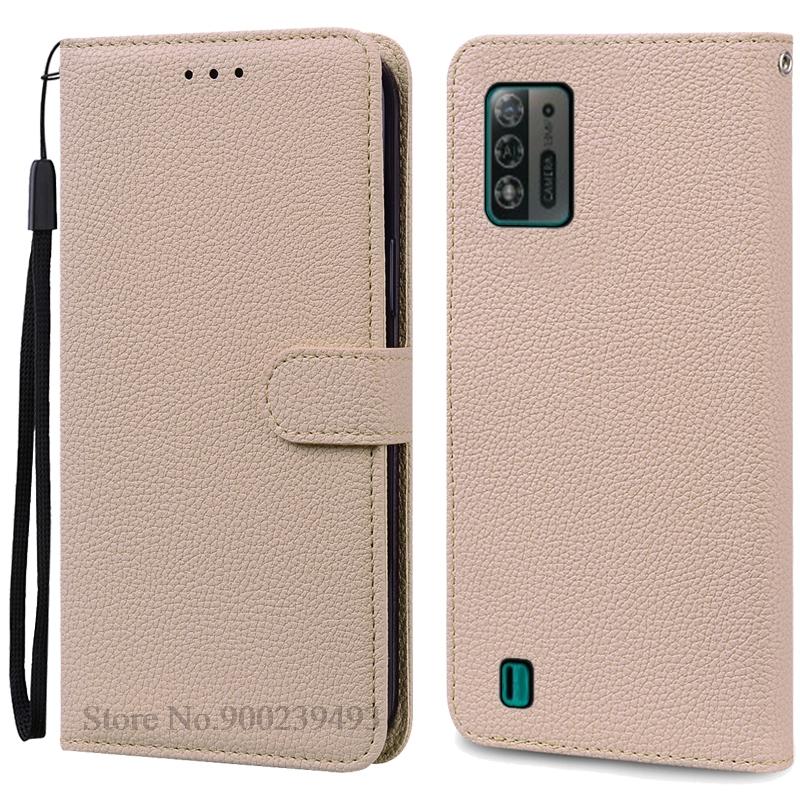 Чехол A52 Lite для ZTE Blade A52 Lite, мягкий силиконовый кожаный чехол-кошелек, чехол для ZTE Blade A52 Lite, чехол из ТПУ, задняя крышка Etui
