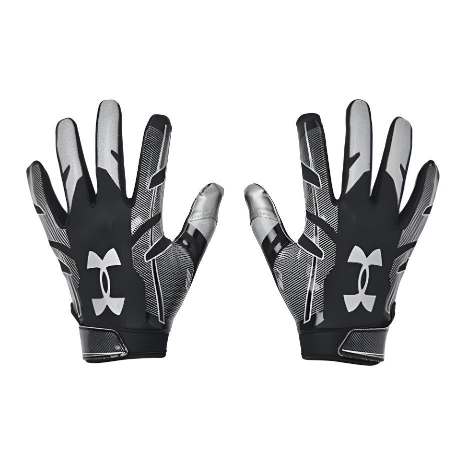 Under Armour F8 Football Gloves 'Black Metallic Silver' Men's 1368851-001