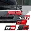 3D Металлический Логотип Значок GR Sport Наклейка на Багажник Автомобиля Для RS RC RZ YARiS Corolla CHR Harrier Camry GR SPORT Эмблема Аксессуары