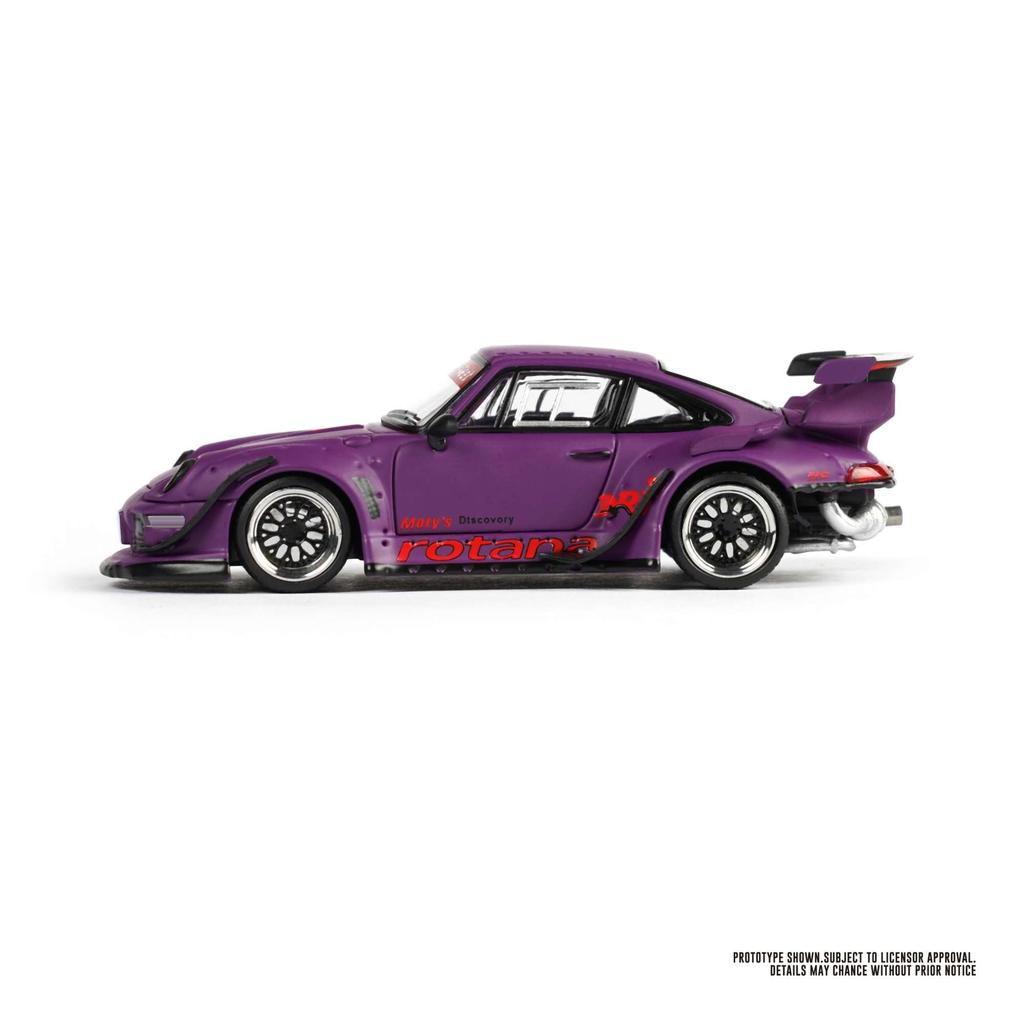 МОДЕЛЬ МОДЕЛЬ RWB 993 Rotana Purple Готовое изделие 1/64 18# MM64-RWB993-001