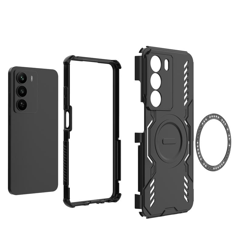 Для чехла Realme C73 Для Realme C73 Противоударный Магнитная адсорбция Беспроводная зарядка Полная задняя крышка Для чехла Realme C73 6,67 дюйма