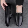 All-match Mens Slip On Casual Shoes New Brand Mens Leather Loafers Classic Men Shoes for Wedding Outdoor Male Comfortable Flats