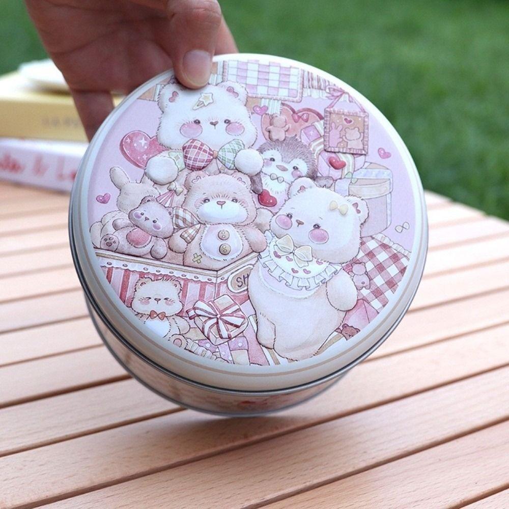 Коробка для хранения конфет с мультяшным узором, 3D-рельефная подарочная упаковка, упаковка для выпечки