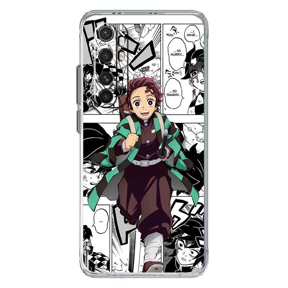 Убийца демонов Kimetsu no Yaiba аниме для Xiaomi Poco X3 NFC F3 M3 X4 M4 Pro 5G чехол для телефона Mi 11 Lite Ultra 11T 11X 12 11i чехол