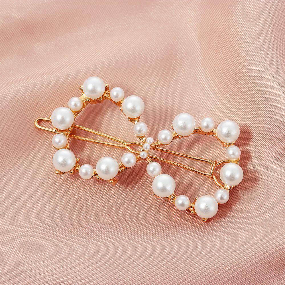 Дамы Девочки Укладка волос Головные уборы Женские жемчуга Шпильки Заколки для волос Заколки для волос