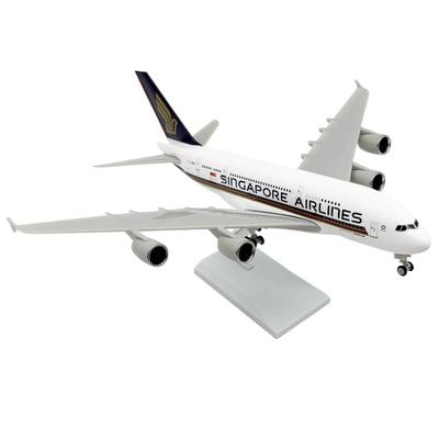 30СМ Модель самолета Singapore Airlines A380 Игрушечный самолет Реплика самолета из смолы Модель самолета для коллекций и витрин